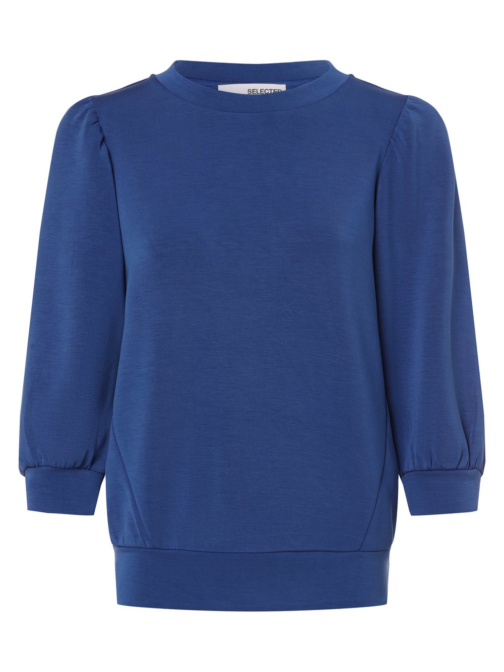 Selected Femme Damska bluza nierozpinana Kobiety Modal niebieski jednolity, M