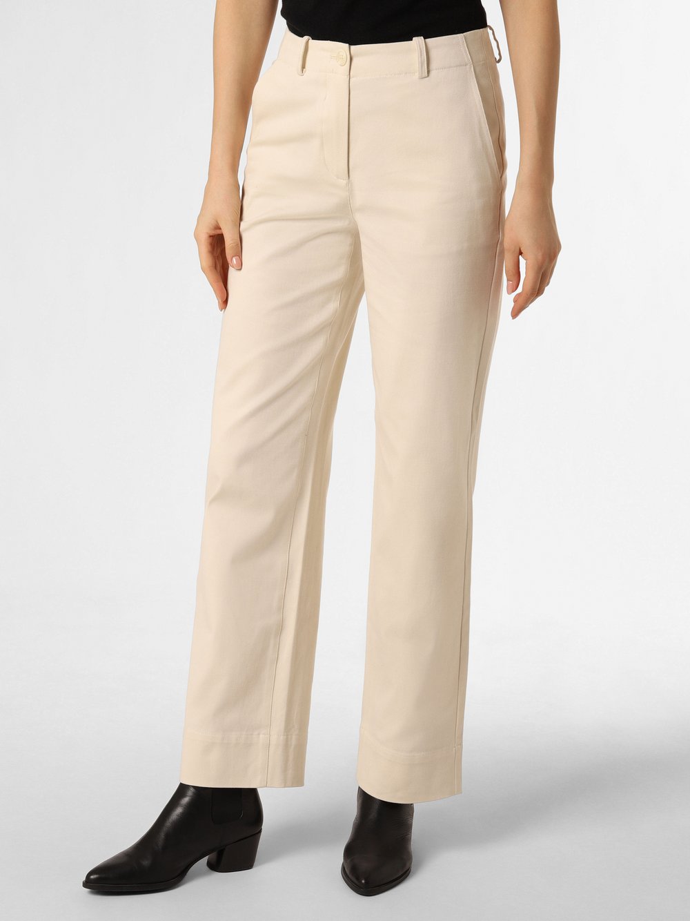 Marc O'Polo Spodnie Kobiety Bawełna beżowy jednolity, 42