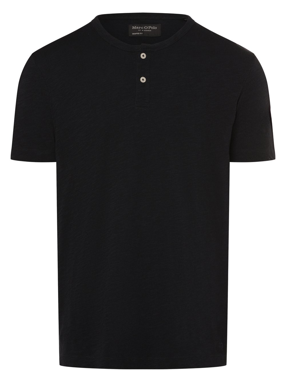 Marc O'Polo Koszulka męska Mężczyźni Bawełna niebieski jednolity, XXL