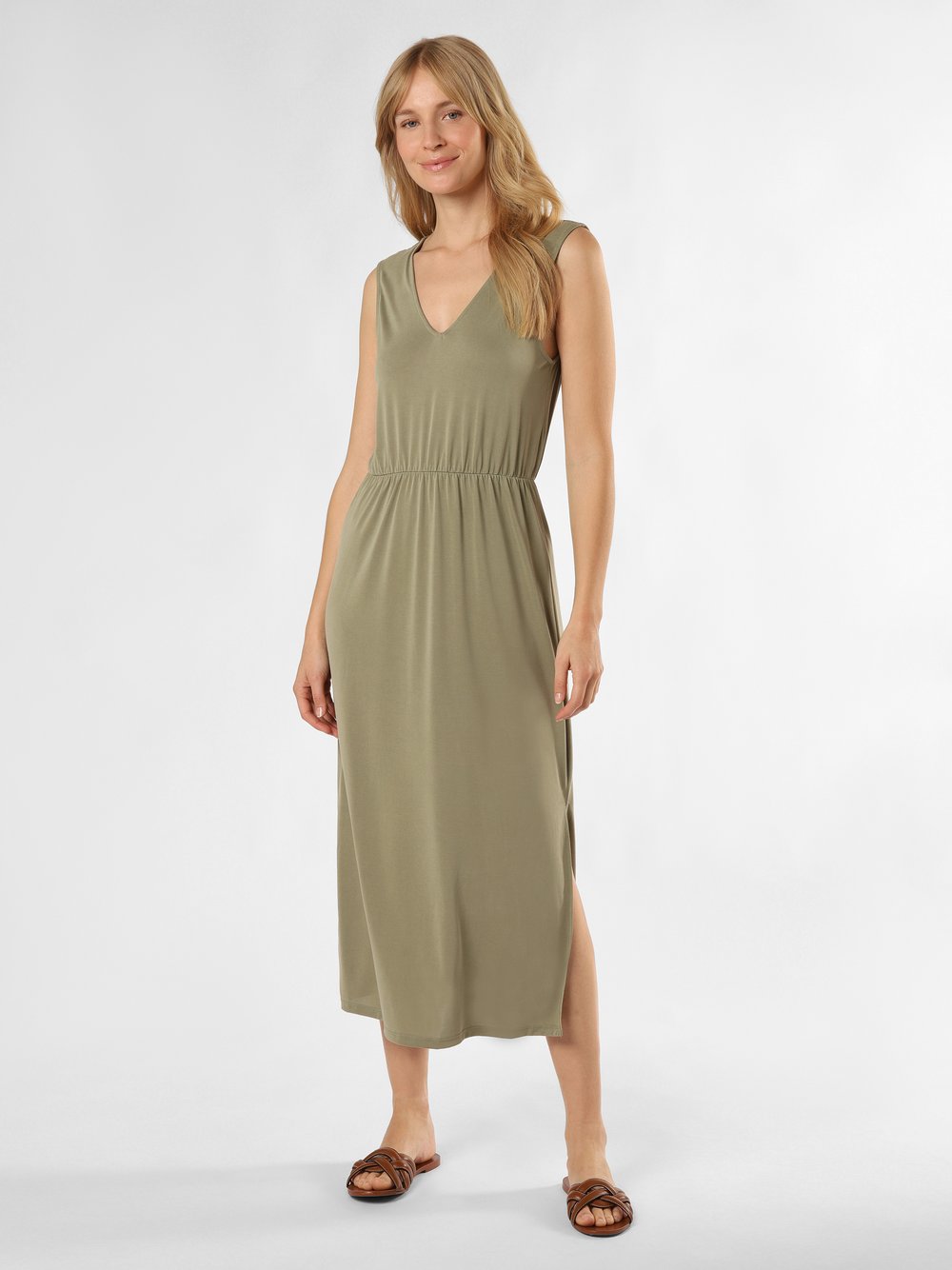 Vila Sukienka damska - VIModala Kobiety zielony jednolity, M