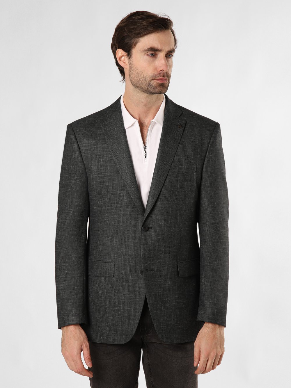 Roy Robson Kurtka męska Mężczyźni Regular Fit szary marmurkowy, 56