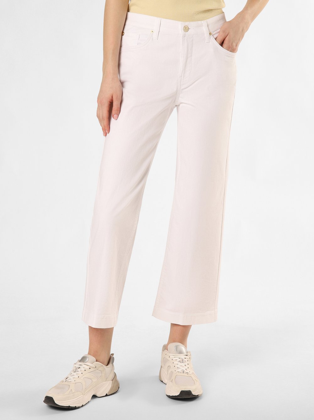 MAC Dżinsy - Culotte Kobiety biały jednolity, 36