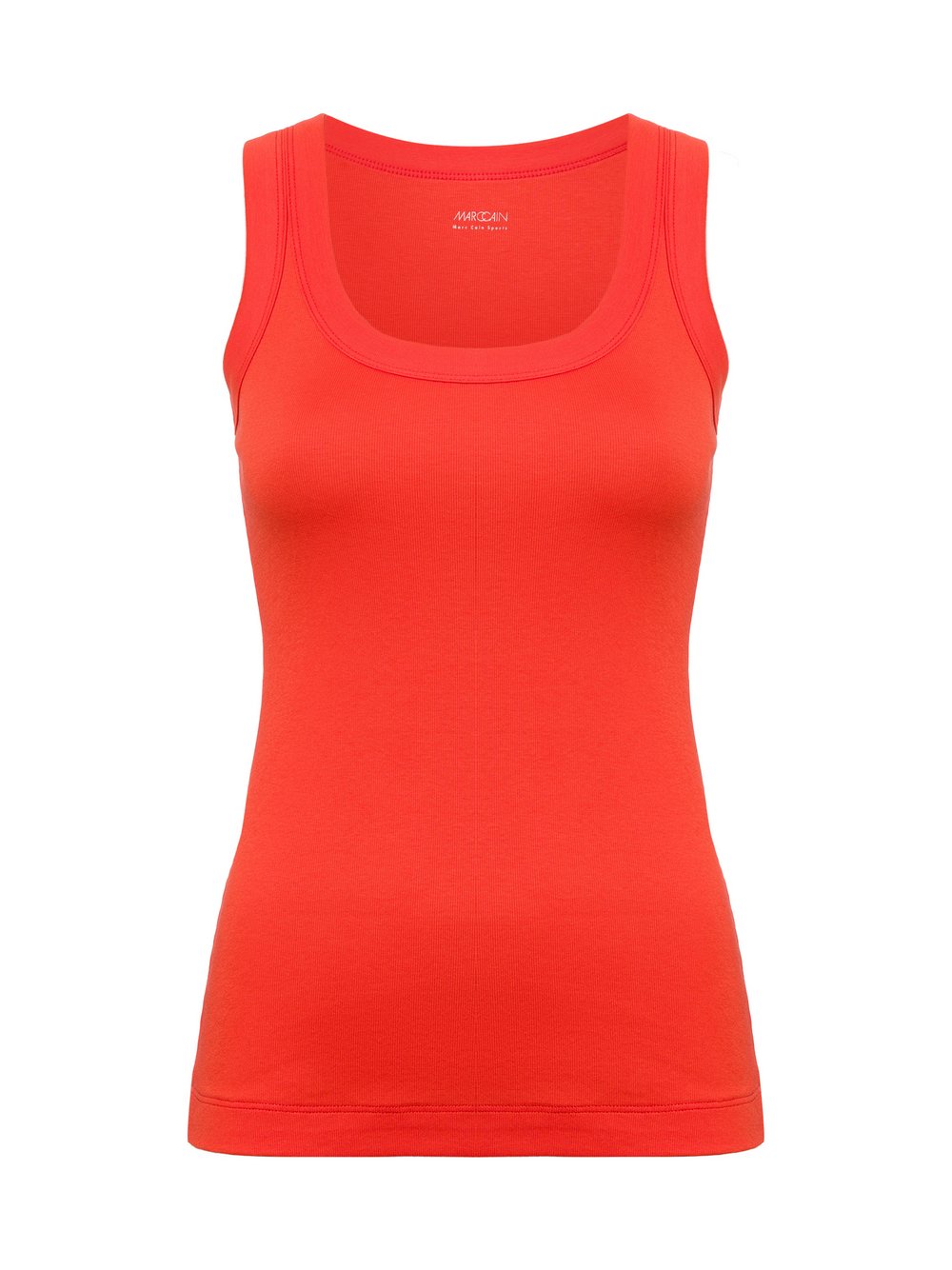 Marc Cain Sports Top damski Kobiety Bawełna pomarańczowy jednolity, 36
