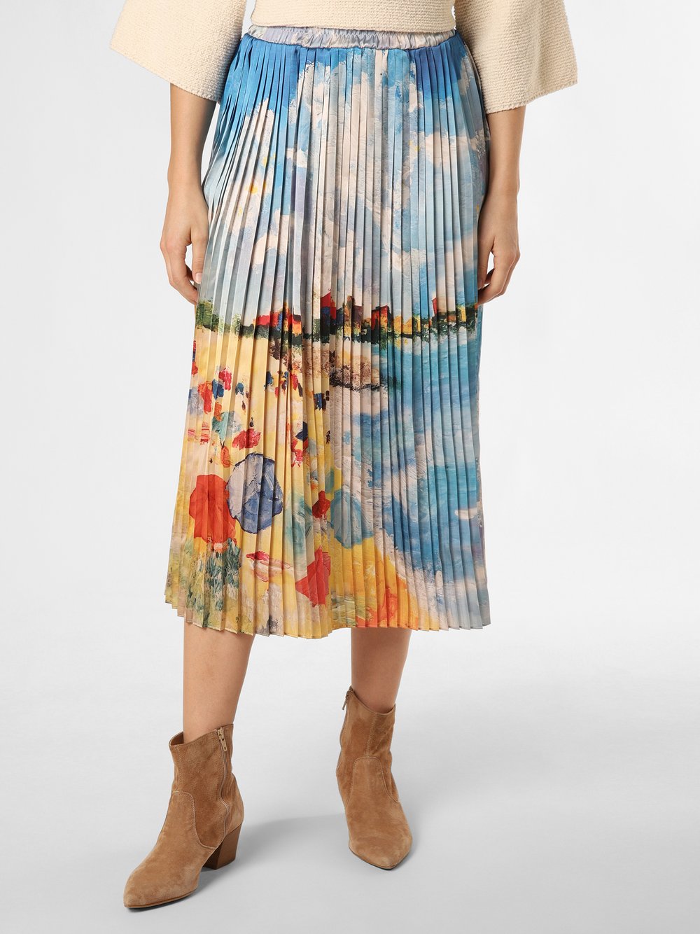 Rich & Royal Spódnica damska Kobiety niebieski|wielokolorowy wzorzysty, M