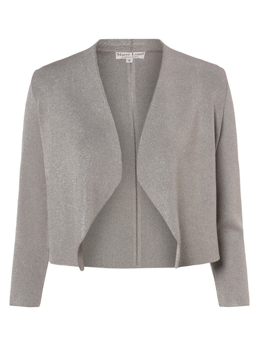 Marie Lund Bolerko Kobiety srebrny jednolity, L