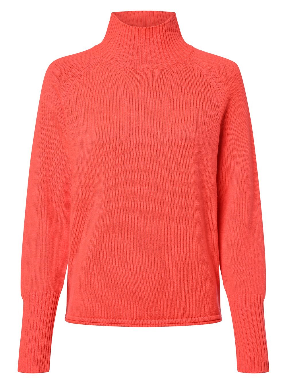 comma casual identity Sweter damski Kobiety Sztuczne włókno pomarańczowy|czerwony|wyrazisty róż jednolity, 44