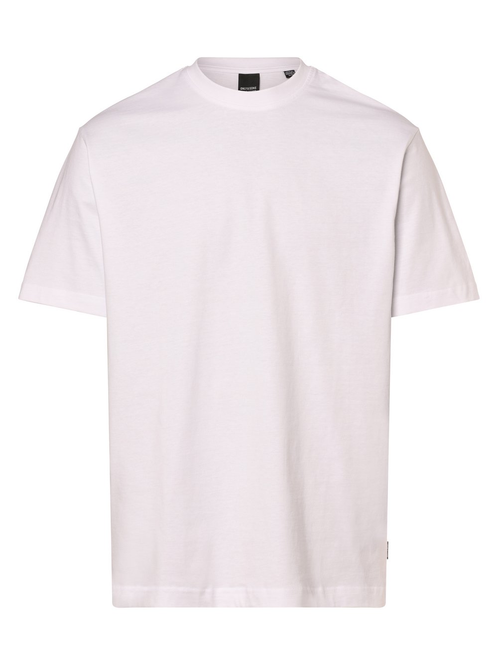 Only&Sons Koszulka męska - ONSFred Mężczyźni Bawełna biały jednolity, M