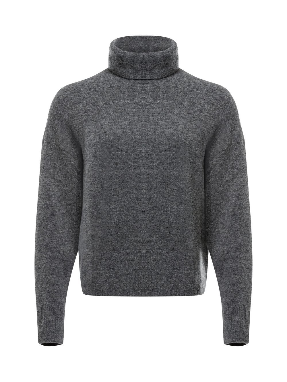 Marc O'Polo Denim Sweter damski z dzianiny z zawartością wełny dziewiczej Kobiety wełna ze strzyży szary jednolity, M