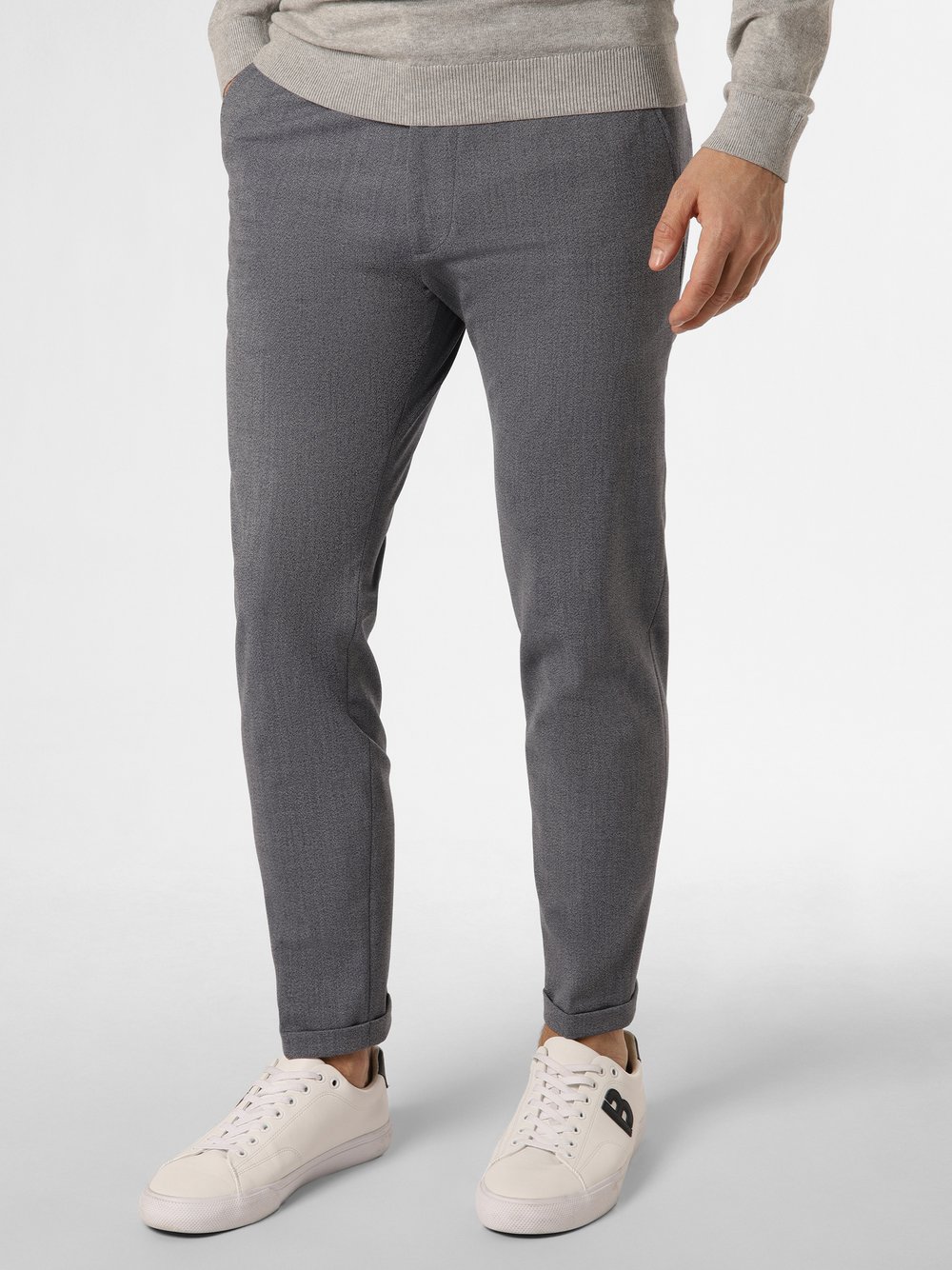 Cinque Spodnie Mężczyźni niebieski jednolity, 50