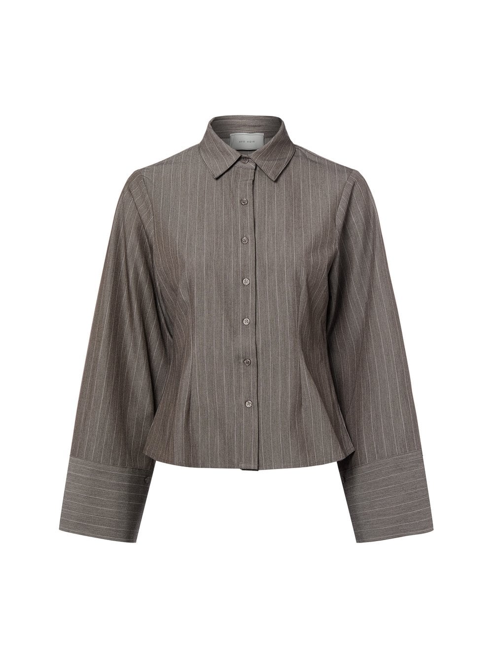 Neo Noir Damska bluzka koszulowa - różowy Kobiety Sztuczne włókno brązowy w paski, 40