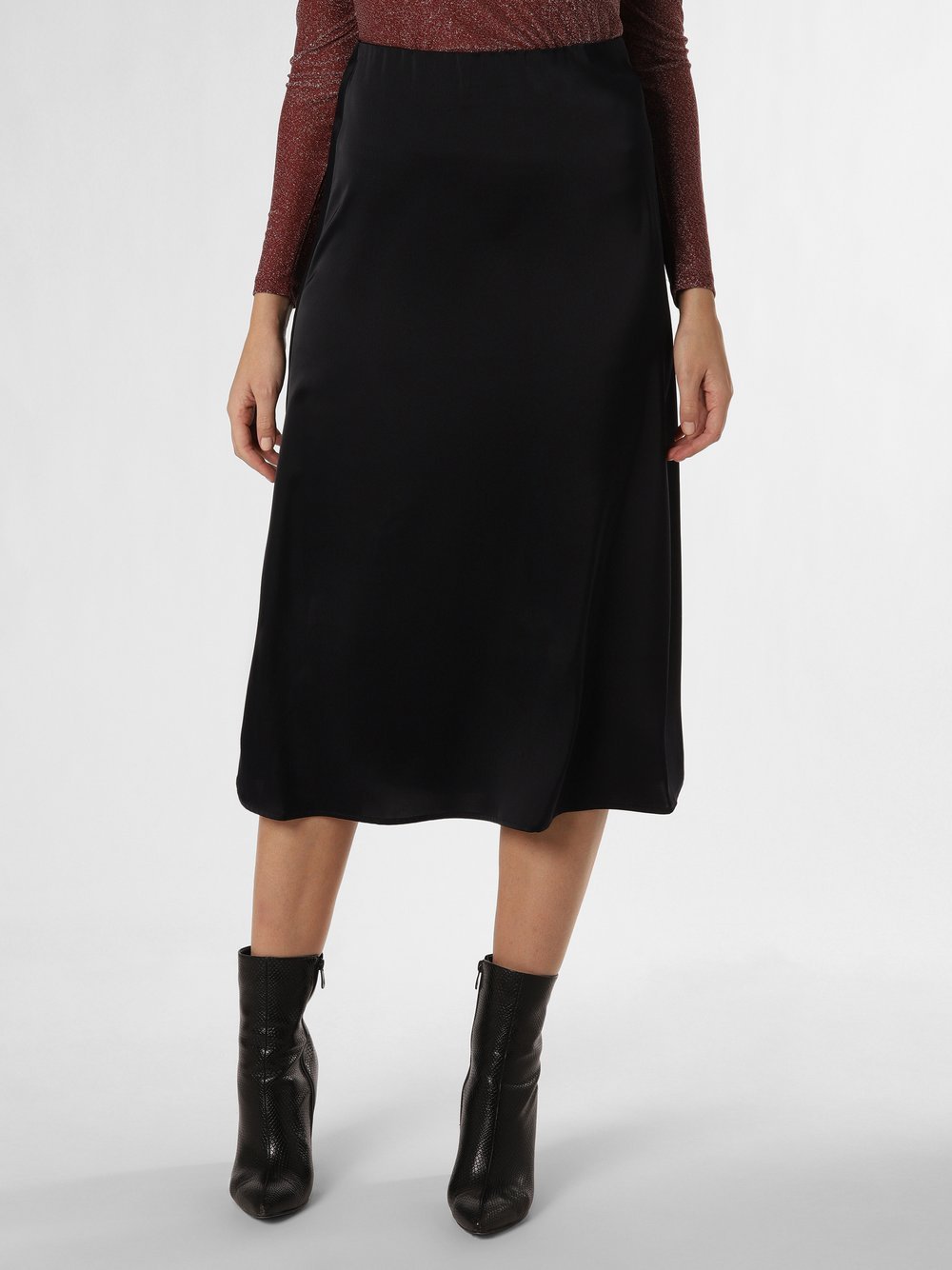 zero Spódnica damska Kobiety niebieski jednolity, 44