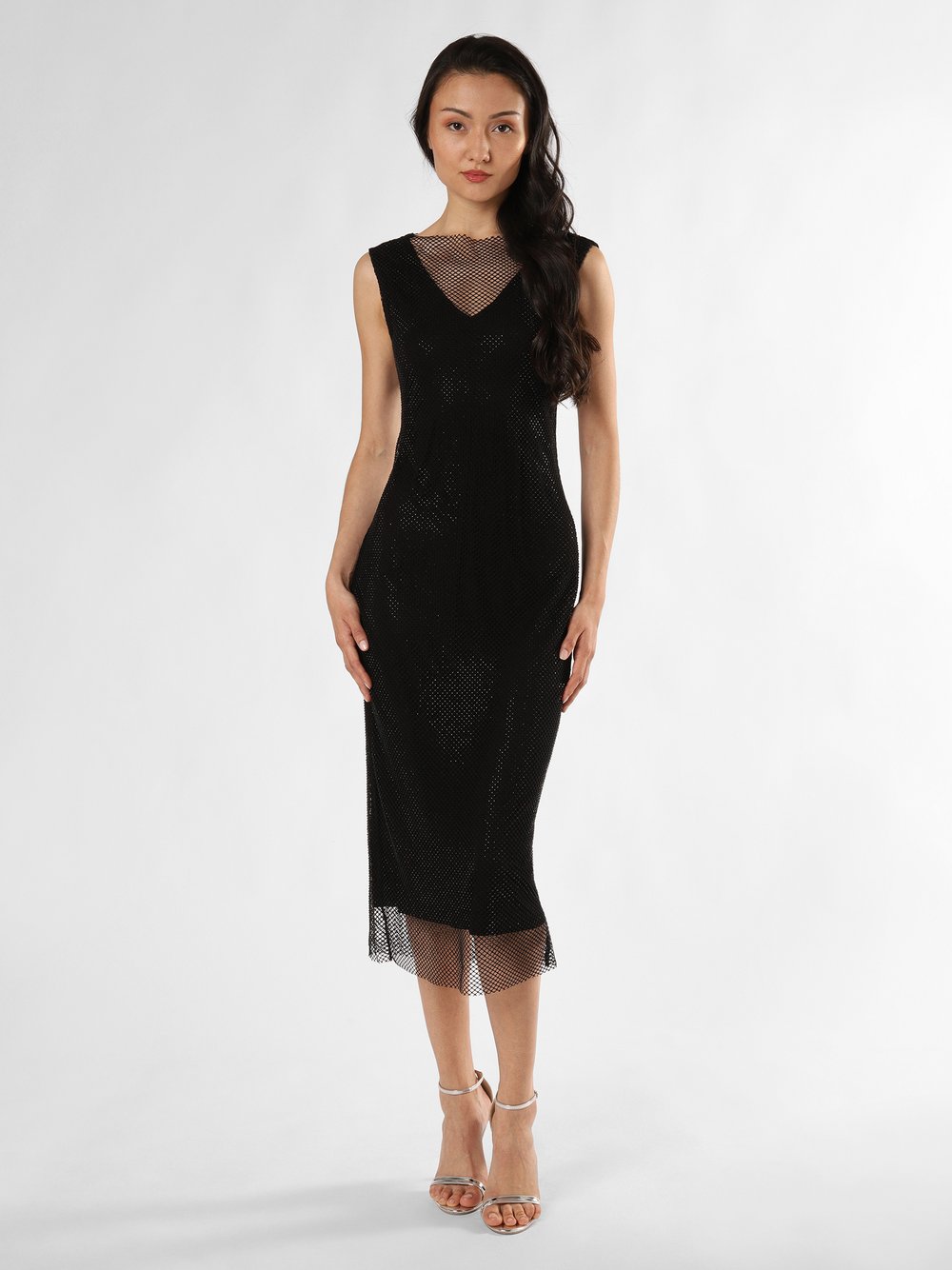 Taifun Sukienka damska Kobiety czarny jednolity, 38