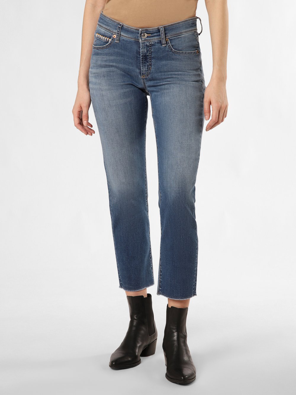 Cambio Dżinsy - Piper Kobiety Bawełna niebieski jednolity, 44