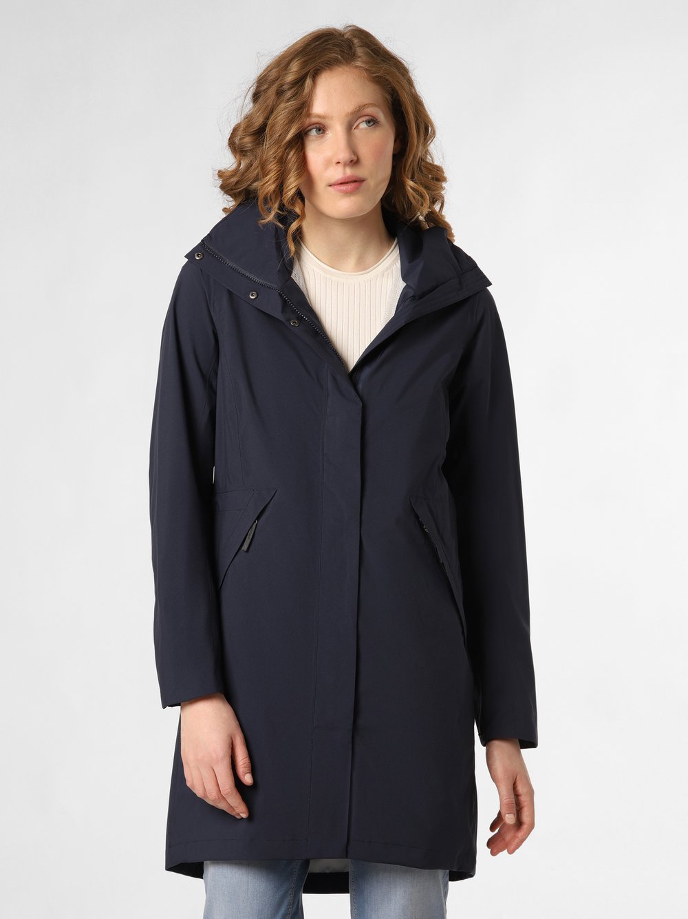 Schöffel Funkcjonalna parka damska Kobiety niebieski jednolity, 42