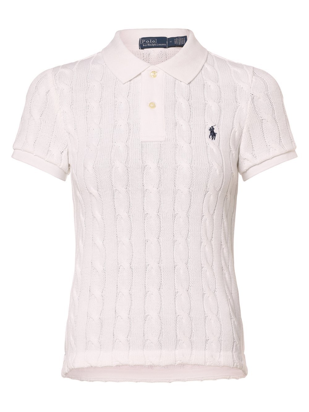 Polo Ralph Lauren Sweter damski Kobiety Bawełna biały jednolity, S