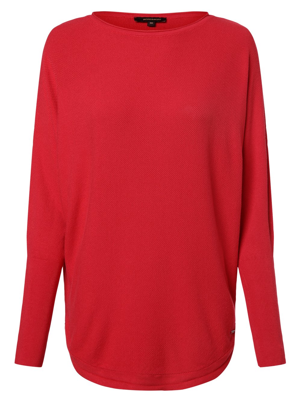 More & More Sweter damski Kobiety drobna dzianina czerwony jednolity, 34