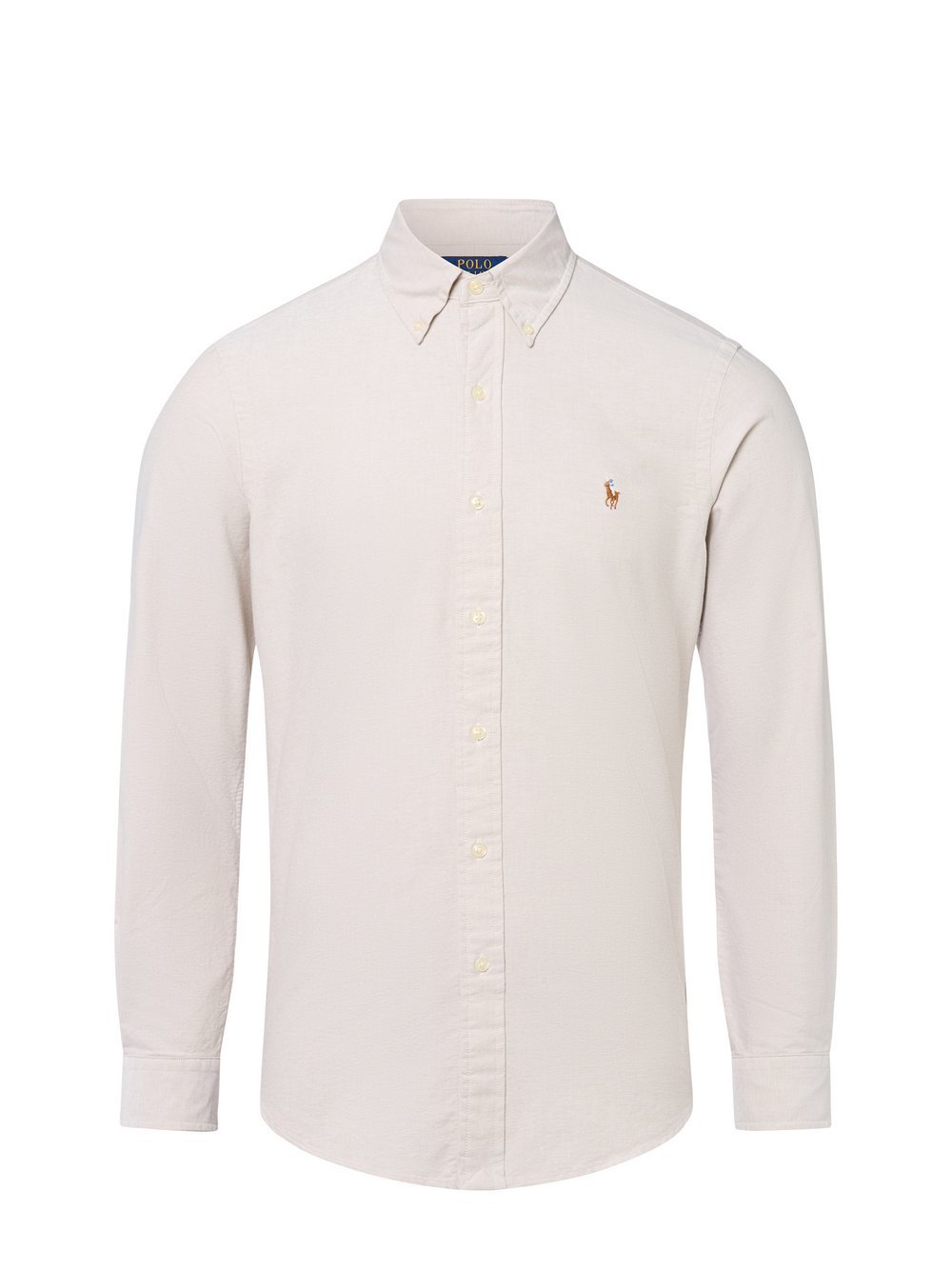 Polo Ralph Lauren Męska koszula casual Mężczyźni Regular Fit Bawełna beżowy jednolity, XL