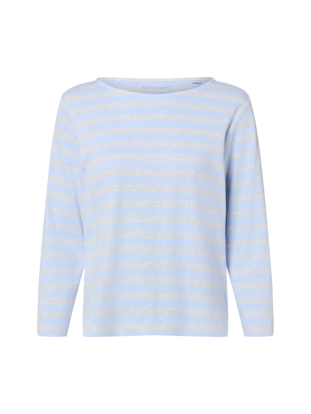 Marie Lund Koszula damska Kobiety Bawełna niebieski|szary w paski, XS