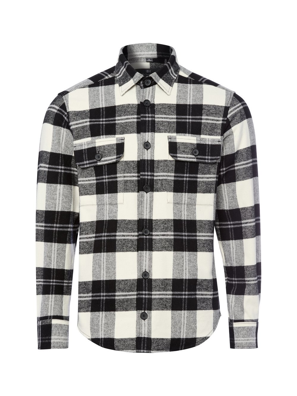 Nils Sundström Koszula męska Mężczyźni Regular Fit Bawełna wielokolorowy w kratkę, S