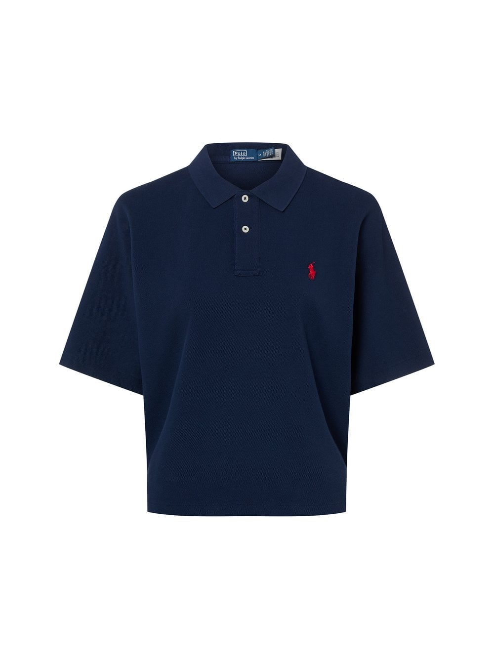 Polo Ralph Lauren Damska koszulka polo Kobiety Bawełna niebieski jednolity, M