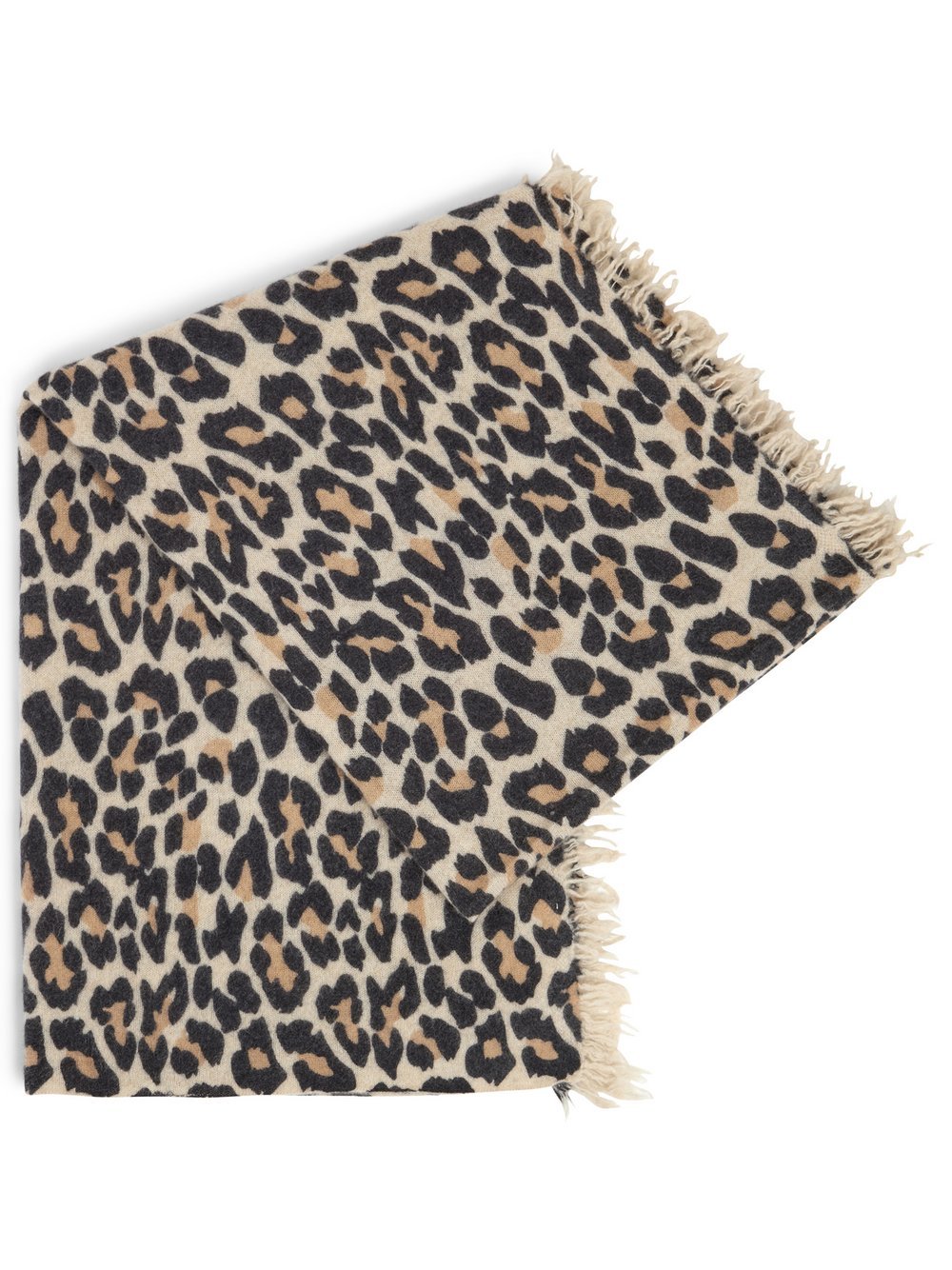 Kurt Kölln Damski szalik z czystego kaszmiru Kobiety Kaszmir (100%) beżowy|czarny wzorzysty, ONE SIZE