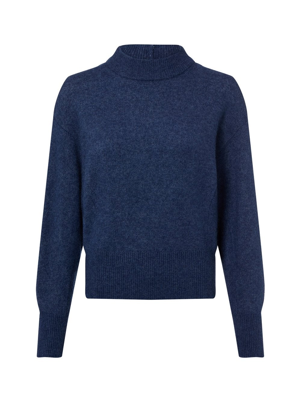 Opus Damski sweter z dzianiny z zawartością wełny i alpaki - Pitan Kobiety niebieski marmurkowy, 36