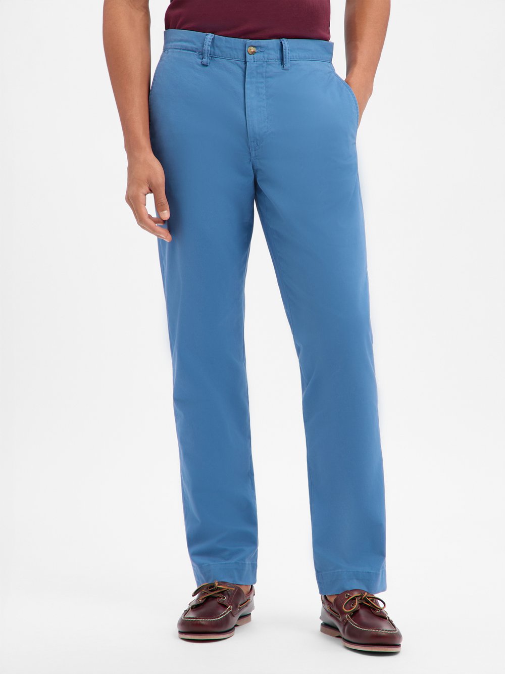 Polo Ralph Lauren Spodnie - Bedford Mężczyźni Bawełna niebieski jednolity, 32-32