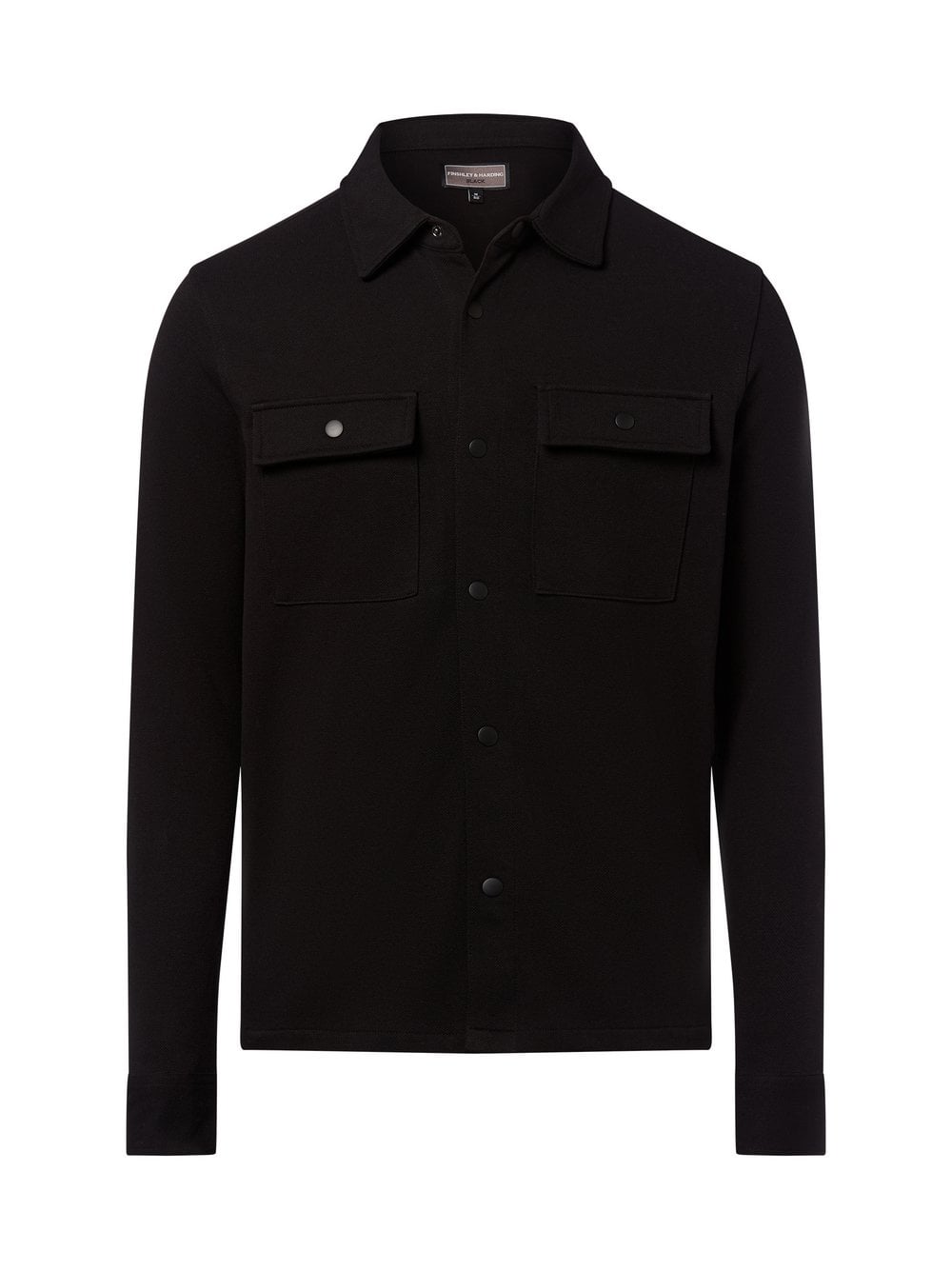 Finshley & Harding Bluza męska Mężczyźni czarny jednolity, M