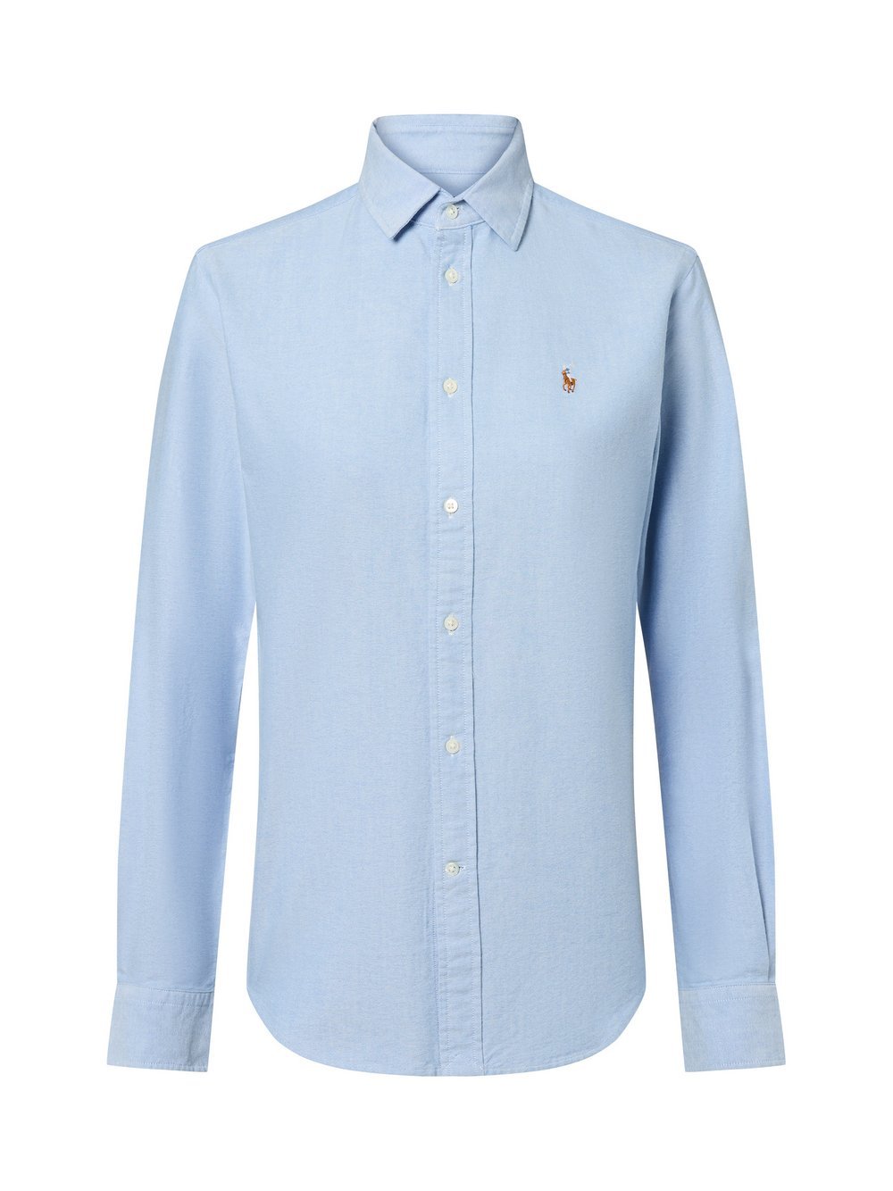 Polo Ralph Lauren Damska bluzka koszulowa Kobiety Bawełna niebieski marmurkowy, 42