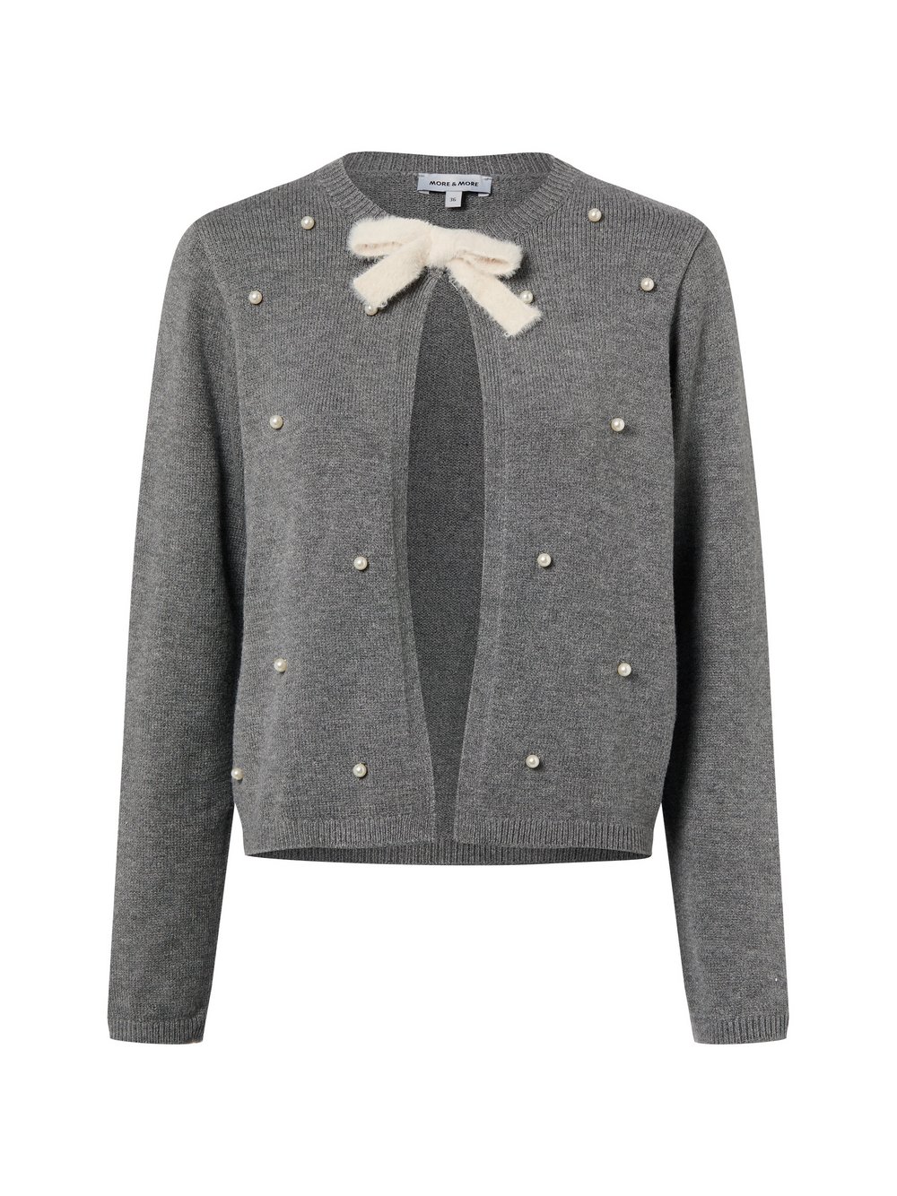 More & More Kardigan damski Kobiety szary marmurkowy, 40