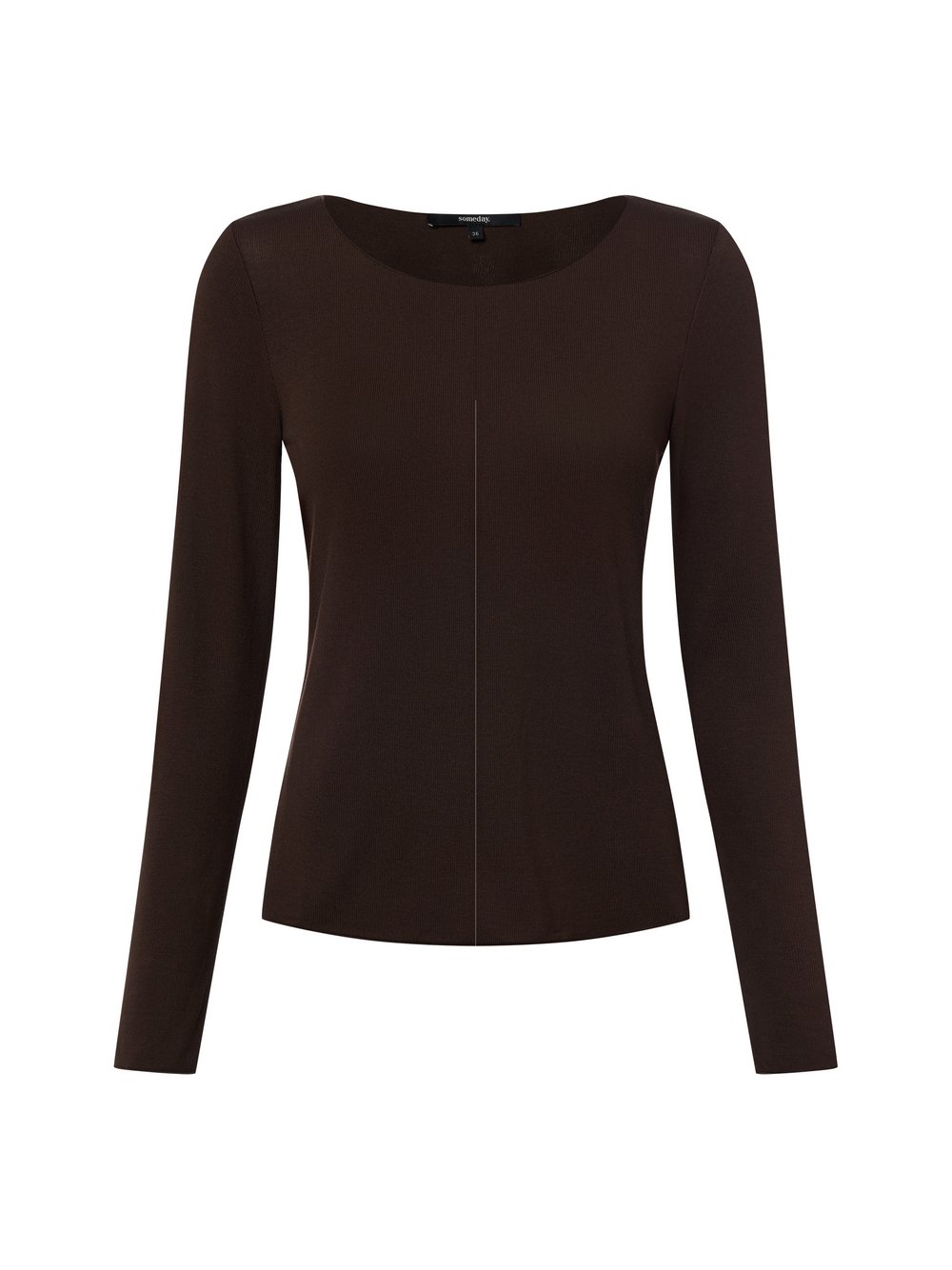 Someday Damska koszulka z długim rękawem - Kirosa Kobiety brązowy jednolity, 40