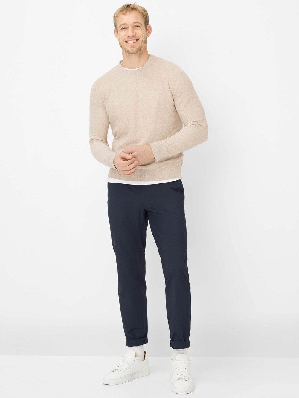 BRAX Spodnie - Phil P Mężczyźni niebieski jednolity, 36-30