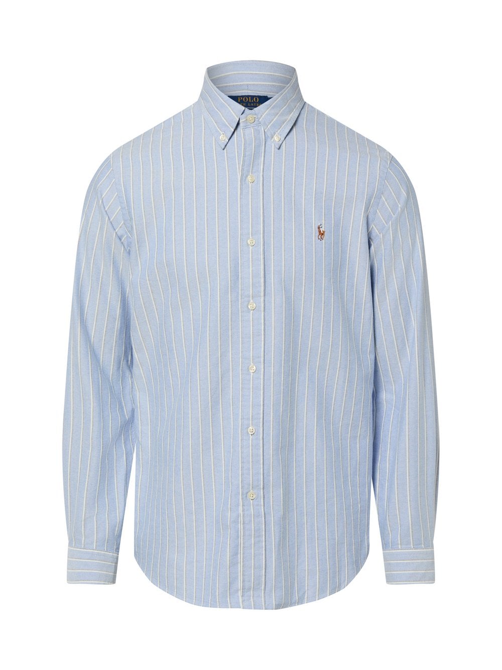 Polo Ralph Lauren Koszula męska Mężczyźni Regular Fit Bawełna niebieski|biały w paski, L