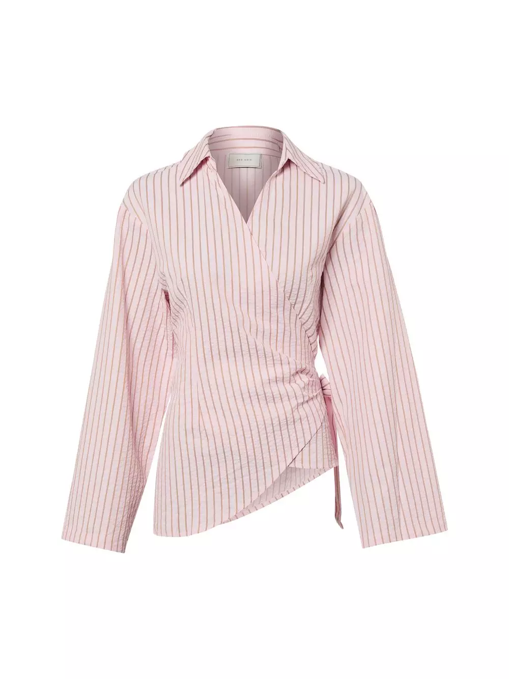 Neo Noir Bluzka damska - Tifuna Kobiety Bawełna różowy|brązowy w paski, 38