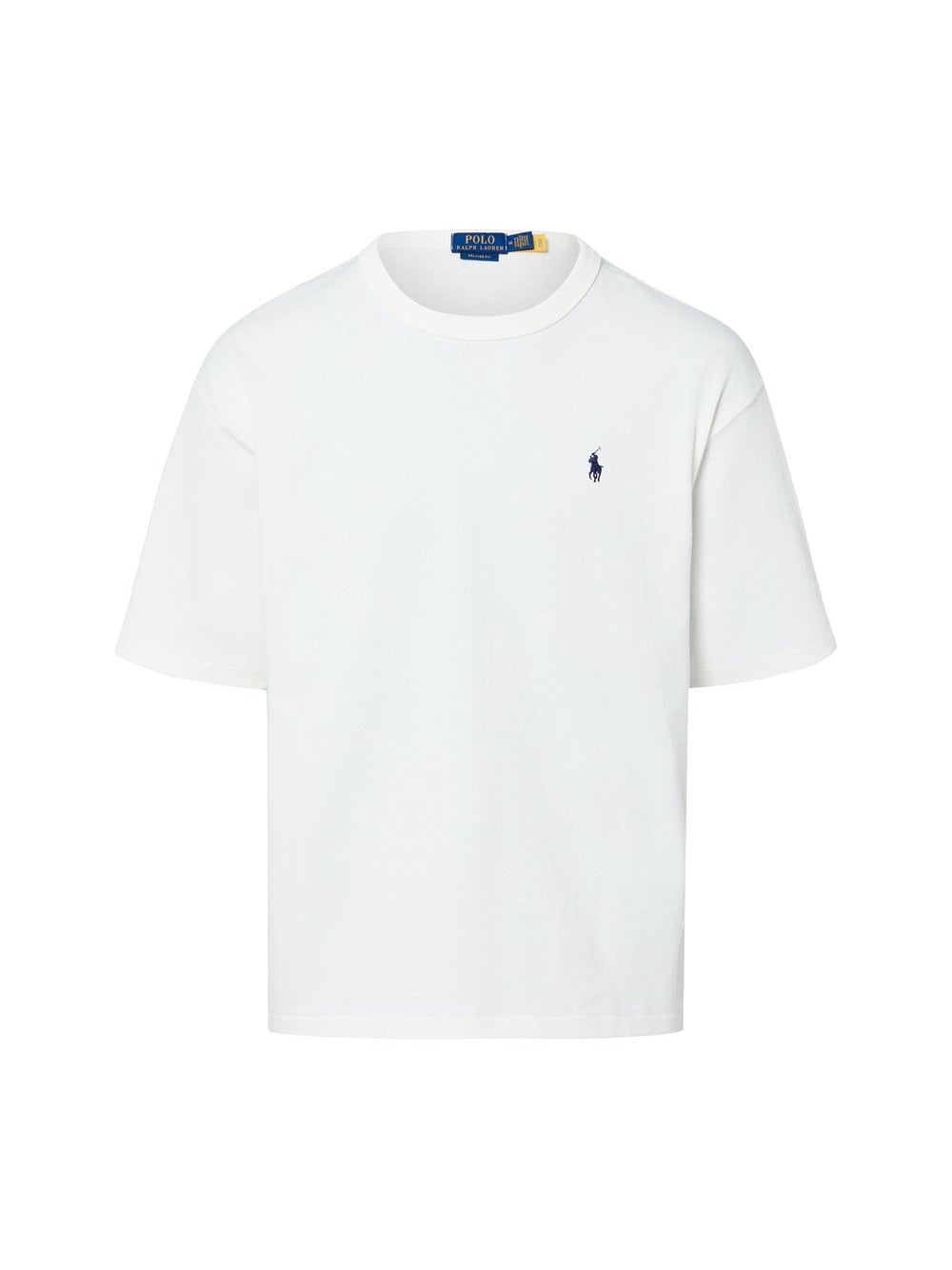 Polo Ralph Lauren T-shirt - luźny krój Mężczyźni Bawełna biały jednolity, XXL