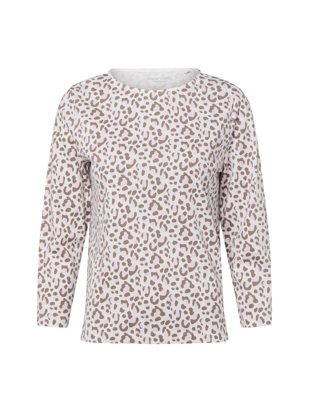 Marie Lund Koszula damska Kobiety Bawełna biały|brązowy|różowy wzorzysty, XXL