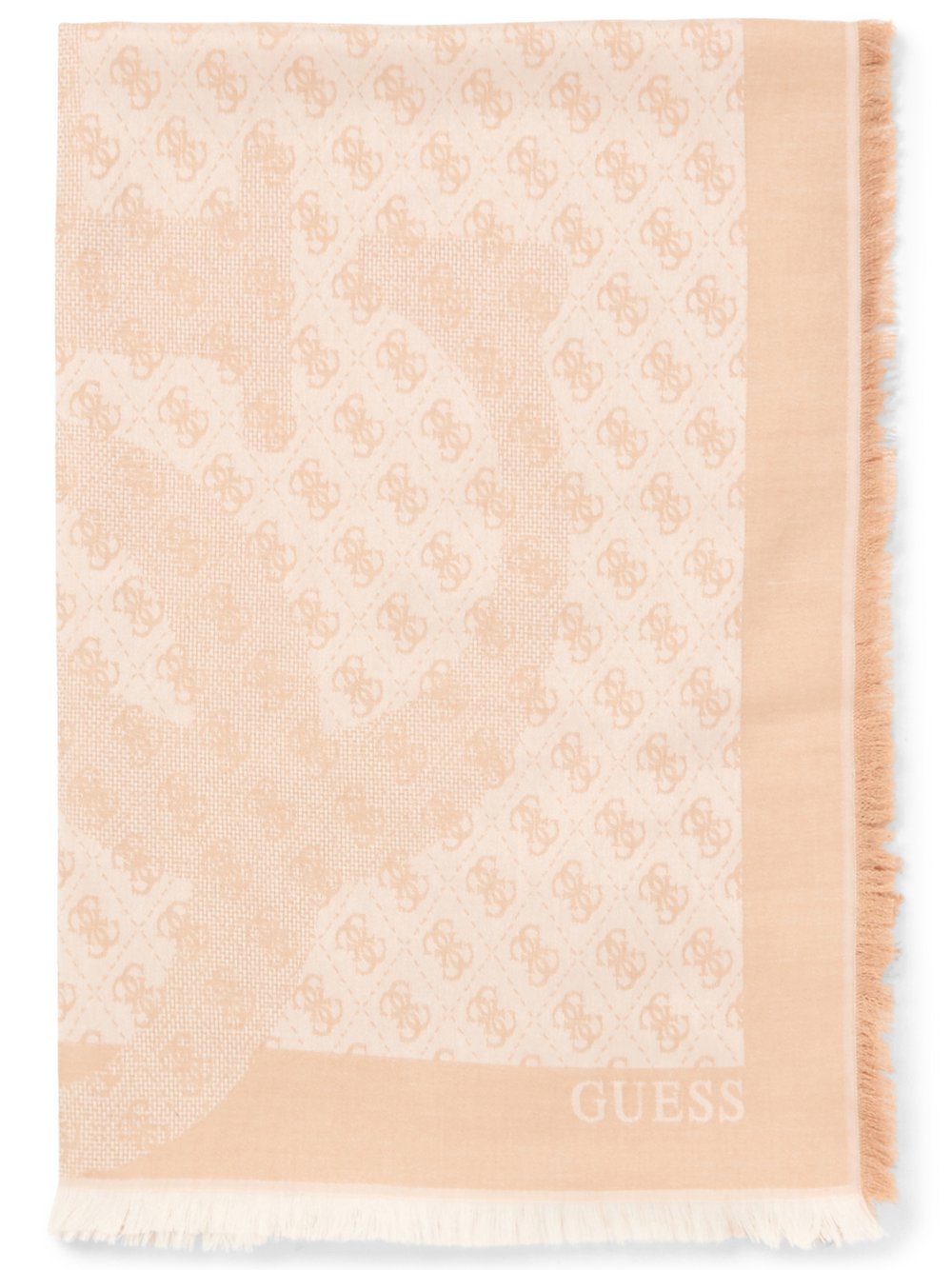 GUESS Damski tkany szalik Kobiety brązowy wzorzysty, ONE SIZE