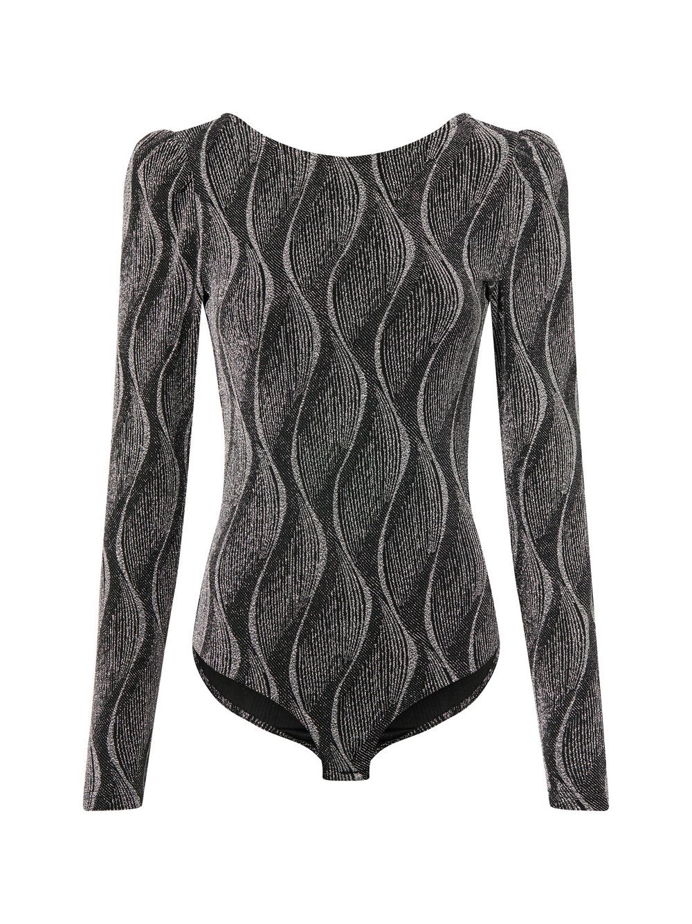 Y.A.S Body - YASYen Kobiety Sztuczne włókno srebrny|czarny wzorzysty, XL