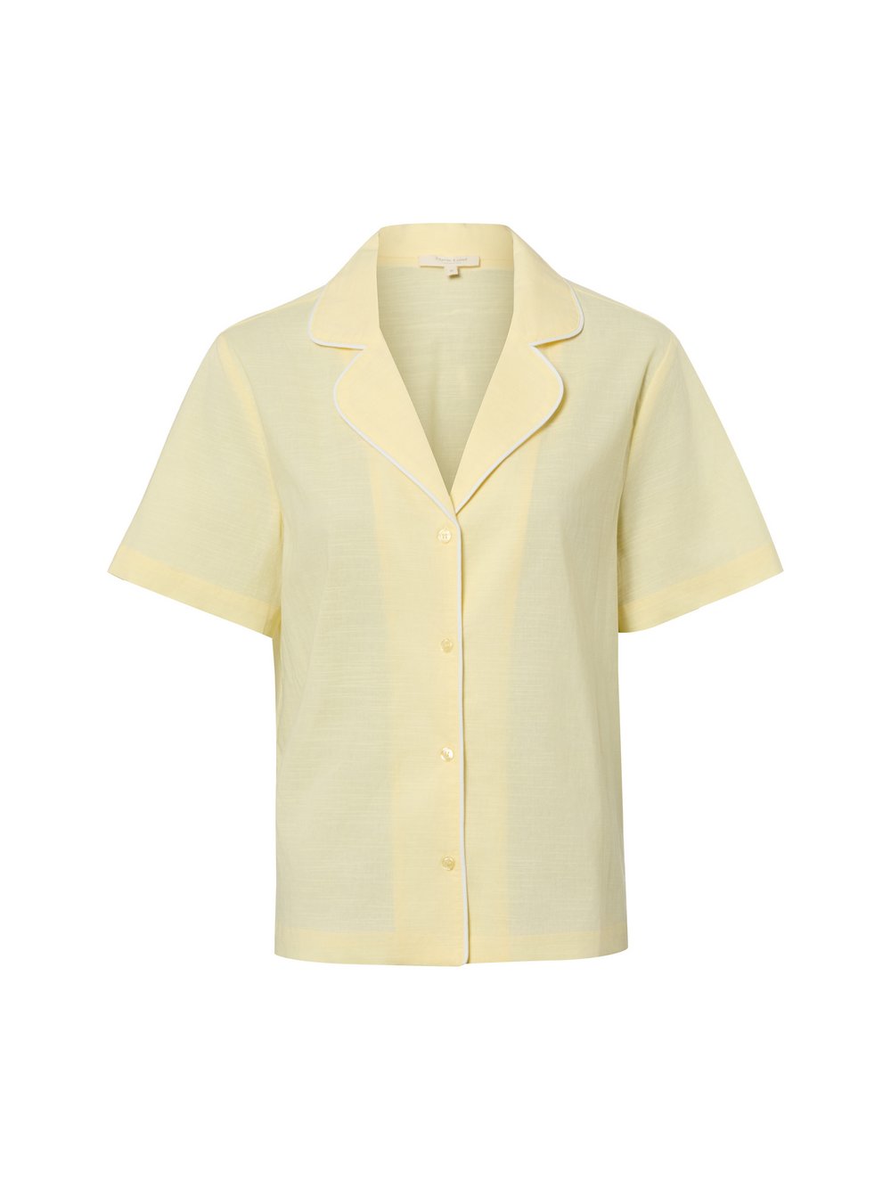 Marie Lund Damska koszulka do piżamy Kobiety Bawełna (100%) żółty jednolity, S