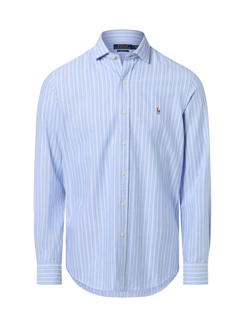 Polo Ralph Lauren Męska koszula casual Mężczyźni Modern Fit Bawełna niebieski w paski, M