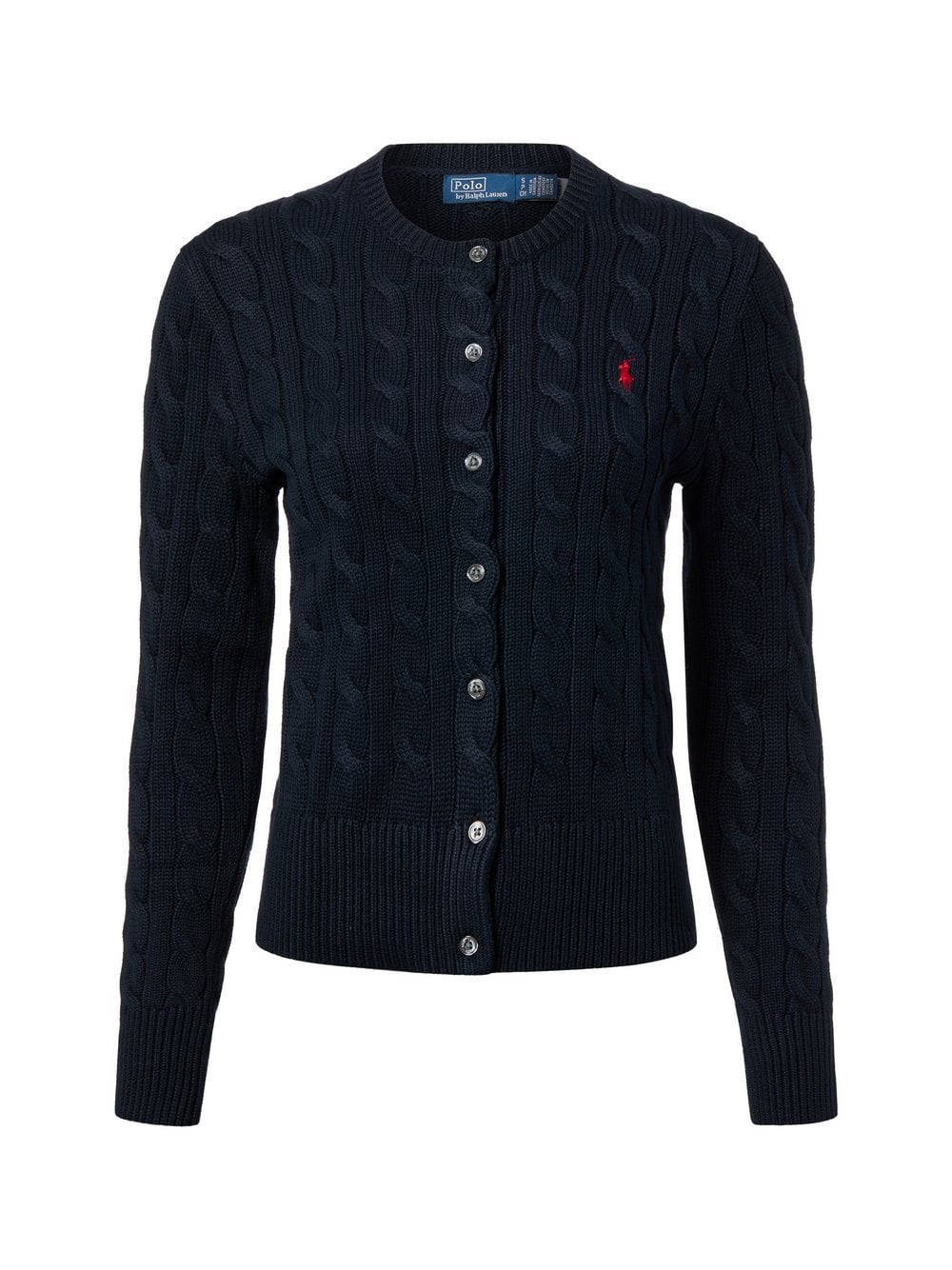 Polo Ralph Lauren Kardigan damski Kobiety Bawełna niebieski jednolity, XS