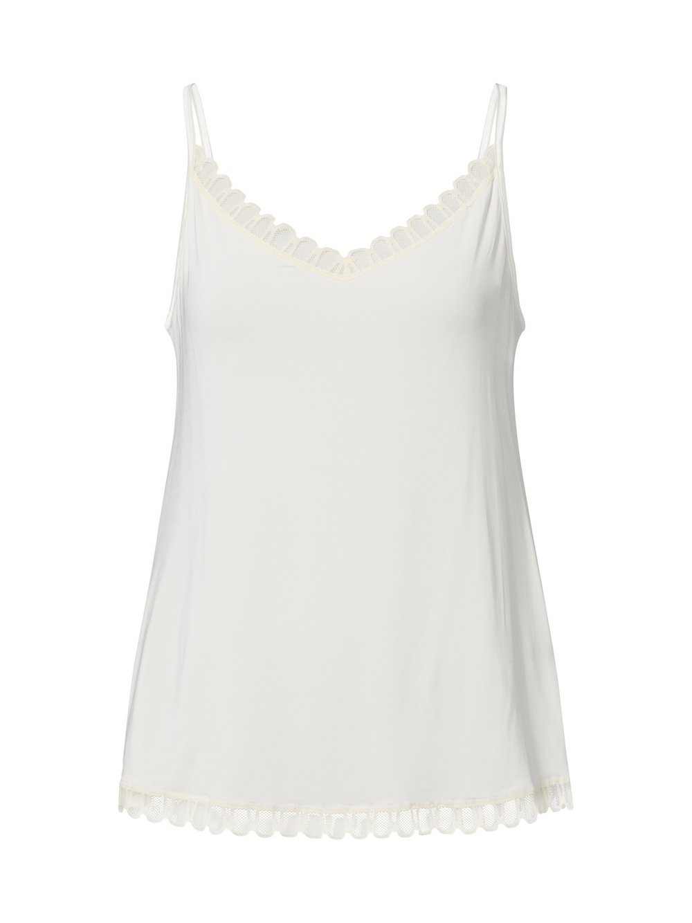 Mey Kamizelka damska Kobiety wiskoza biały jednolity, L