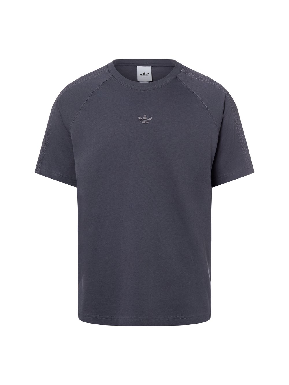 adidas Originals Koszulka męska Mężczyźni Bawełna szary jednolity, XXL