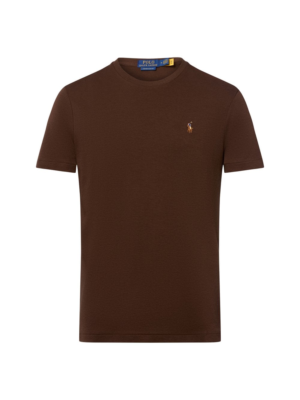 Polo Ralph Lauren Koszulka damska Kobiety Bawełna brązowy jednolity, XL