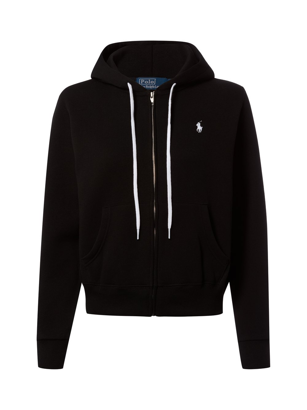 Polo Ralph Lauren Damska kurtka dresowa Kobiety Bawełna czarny jednolity, S