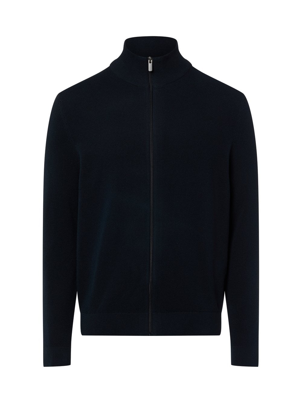 Nils Sundström Męski kardigan Mężczyźni Bawełna niebieski marmurkowy, XL