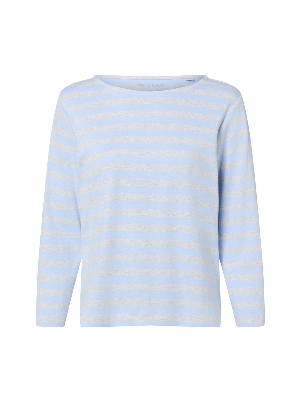Marie Lund Koszula damska Kobiety Bawełna niebieski|szary w paski, XL