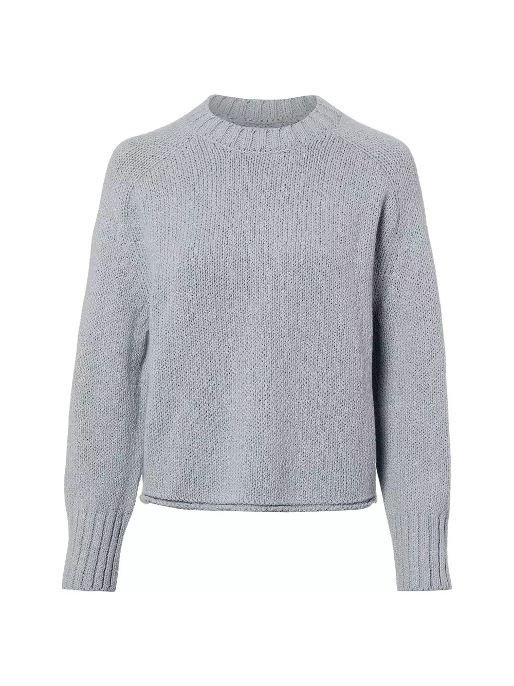 Marc O'Polo Sweter damski z dzianiny Kobiety szary jednolity, XXL