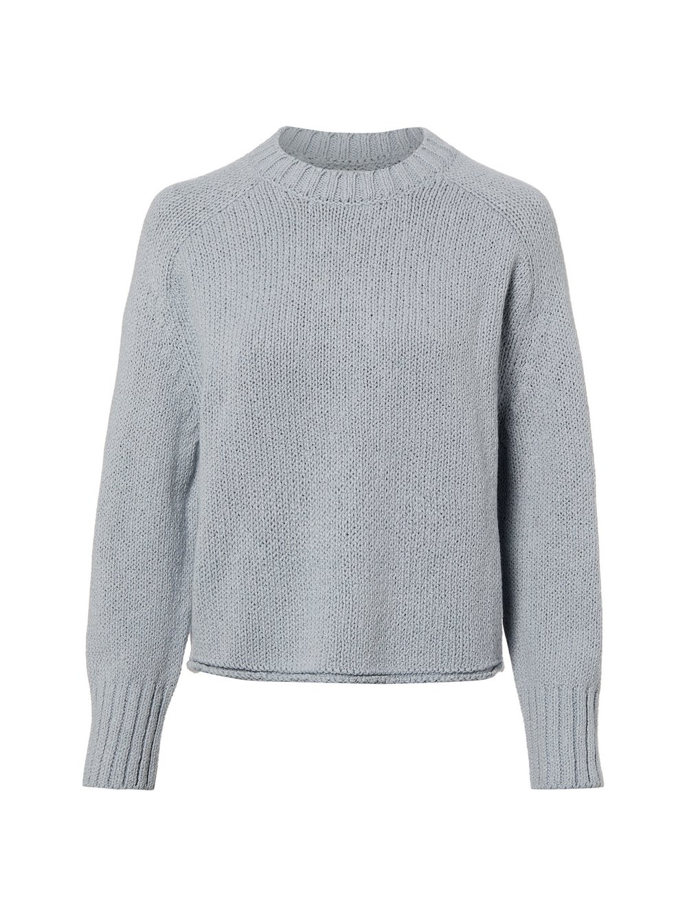 Marc O'Polo Sweter damski z dzianiny Kobiety szary jednolity, XXL