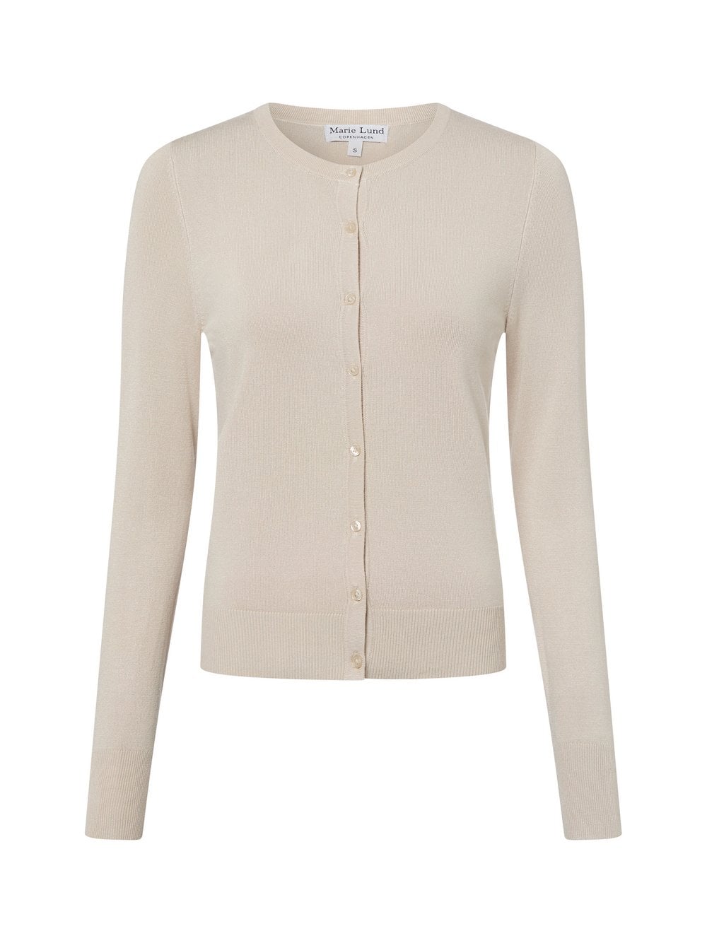 Marie Lund Kardigan damski Kobiety szary jednolity, M